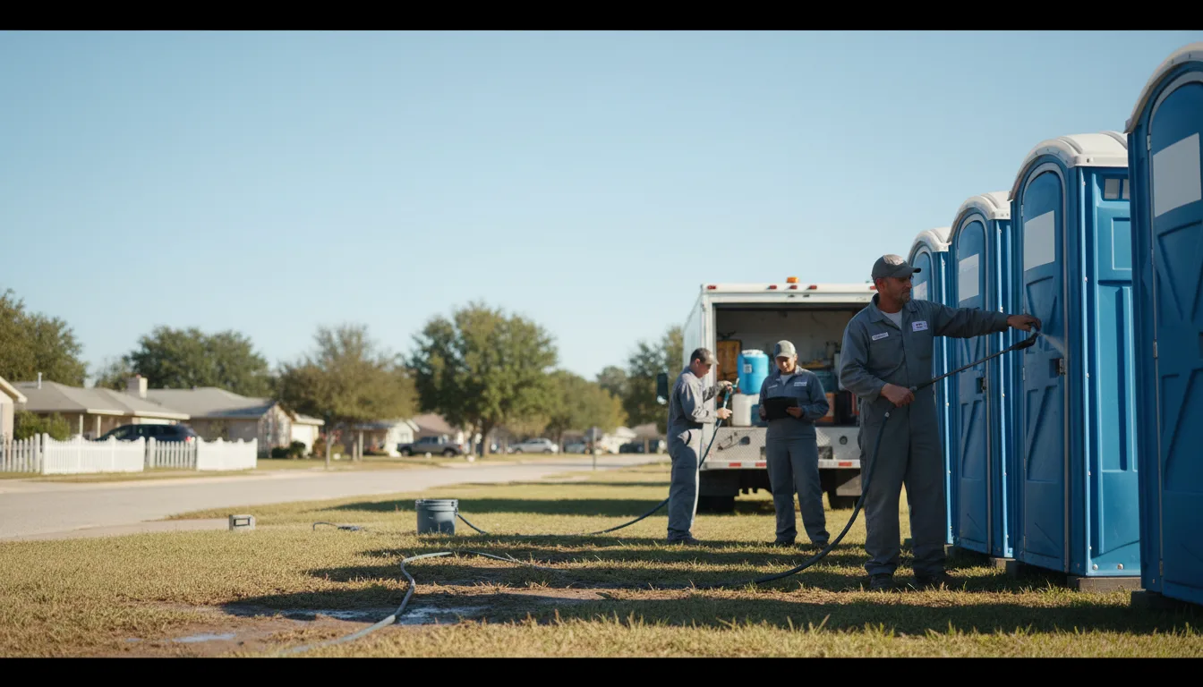 Long-Term Portable Toilet Rental in Cotton Center, TX near me